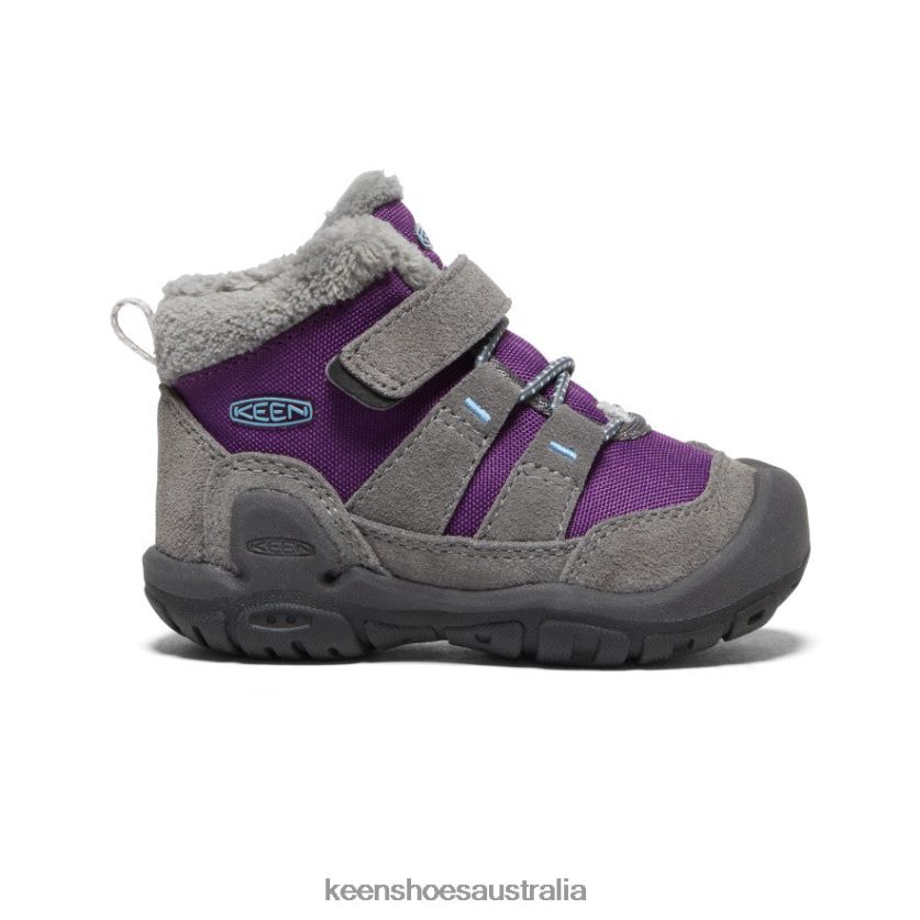 KEEN Footwear TLDLTR1005 Steel Grey/Charisma Knotch Chukka Toddlers