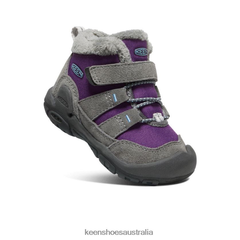 KEEN Footwear TLDLTR1005 Steel Grey/Charisma Knotch Chukka Toddlers