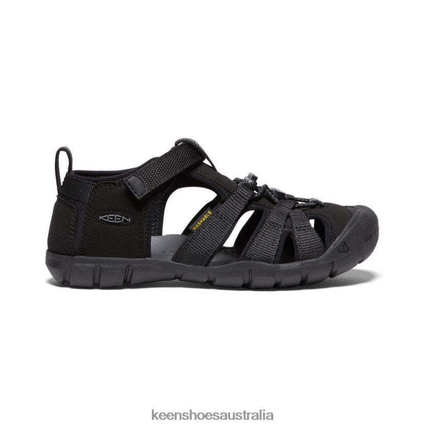 KEEN Footwear TLDLTR796 Black/Grey Seacamp II CNX Big Kids