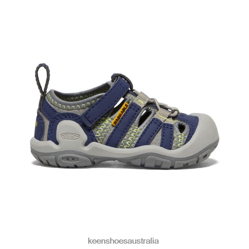 KEEN Footwear TLDLTR806 Steel Grey/Blue Depths Knotch Creek Toddlers