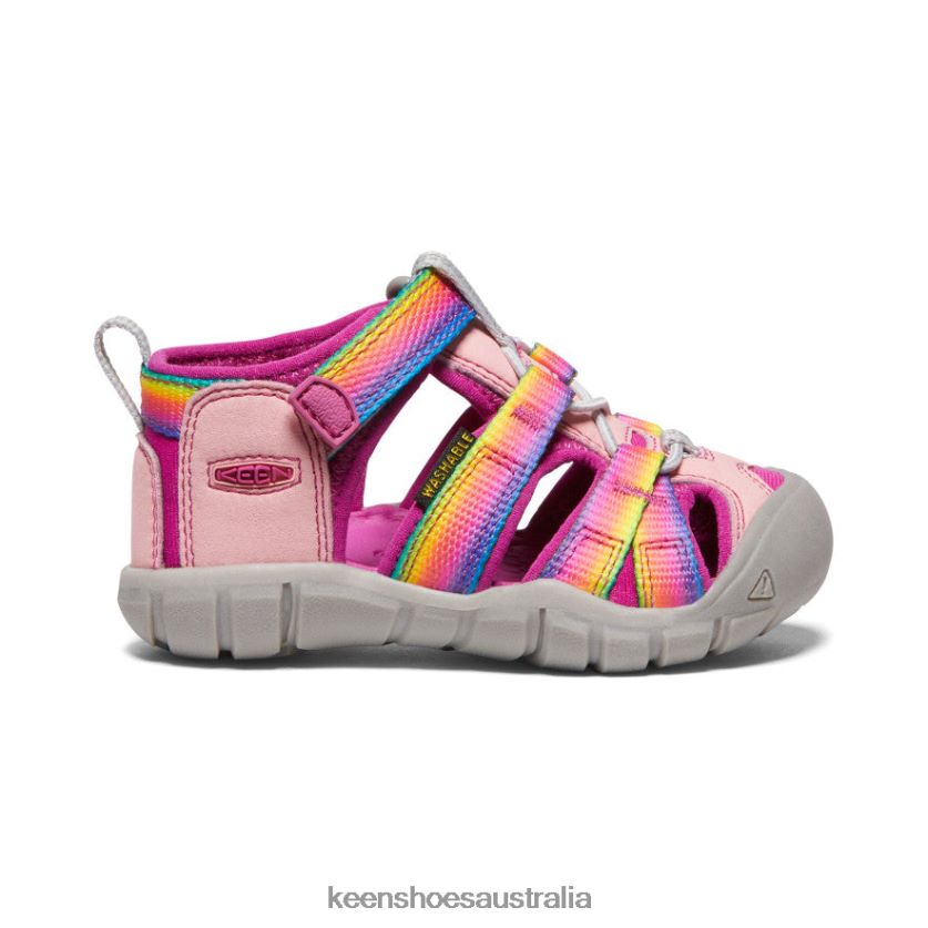 KEEN Footwear TLDLTR823 Rainbow/Festival Fuchsia Seacamp II CNX Toddlers