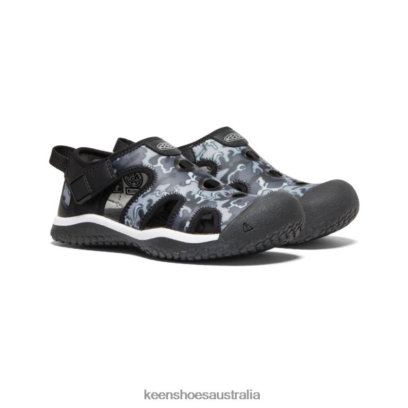 KEEN Footwear TLDLTR864 Black/Camo Stingray Sandal Little Kids