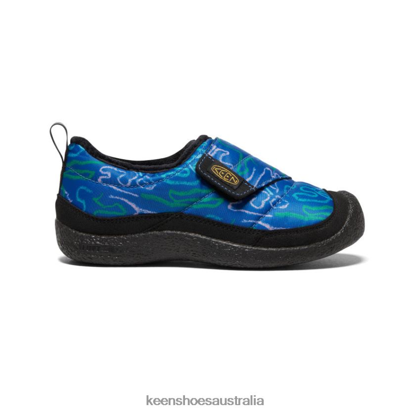 KEEN Footwear TLDLTR987 Baleine Blue/Multi Howser Wrap Big Kids