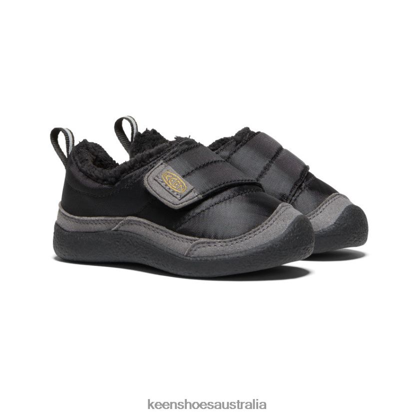 KEEN Footwear TLDLTR988 Black/Steel Grey Howser Wrap Toddlers