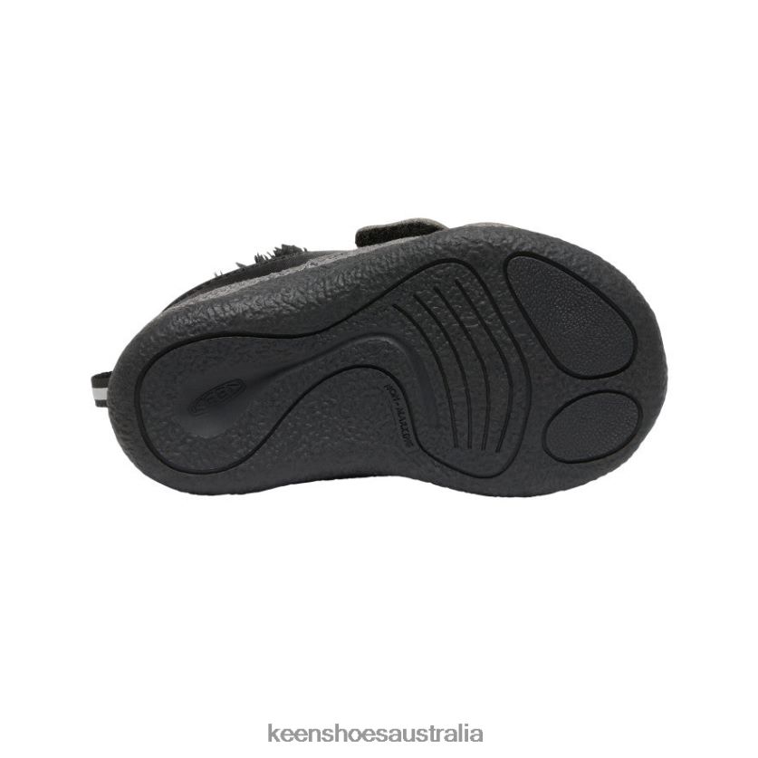 KEEN Footwear TLDLTR988 Black/Steel Grey Howser Wrap Toddlers