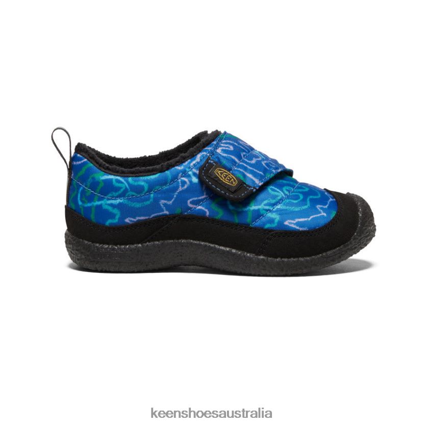 KEEN Footwear TLDLTR994 Baleine Blue/Multi Howser Wrap Little Kids