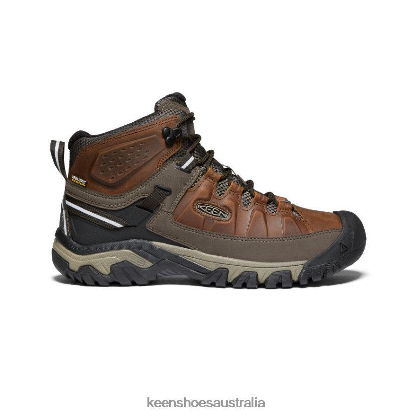 KEEN Footwear TLDLTR226 Chestnut/Mulch Targhee III Waterproof Mid Men