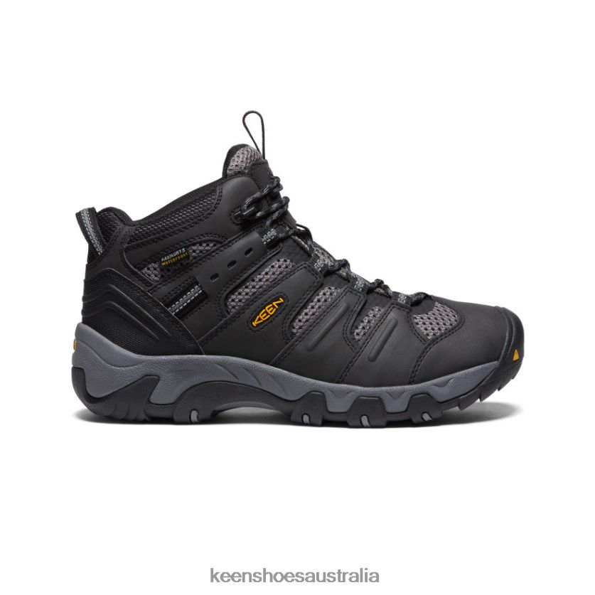 KEEN Footwear TLDLTR320 Black/Steel Grey Koven Waterproof Boot Men