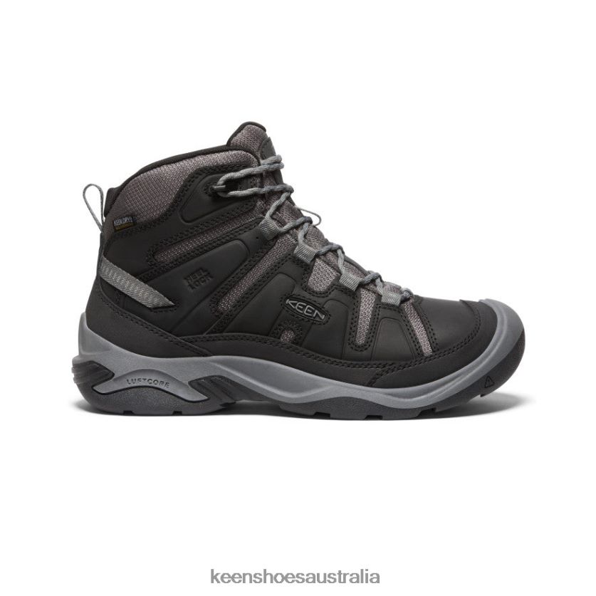 KEEN Footwear TLDLTR70 Black/Steel Grey Circadia Waterproof Boot Men