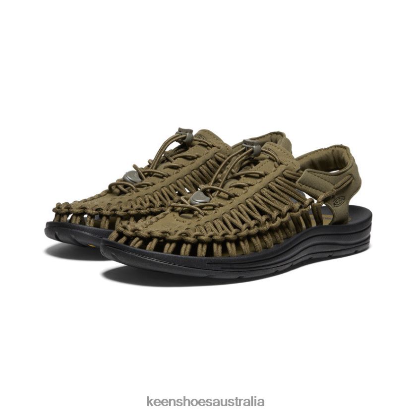 KEEN Footwear TLDLTR113 Dark Olive/Black UNEEK Men