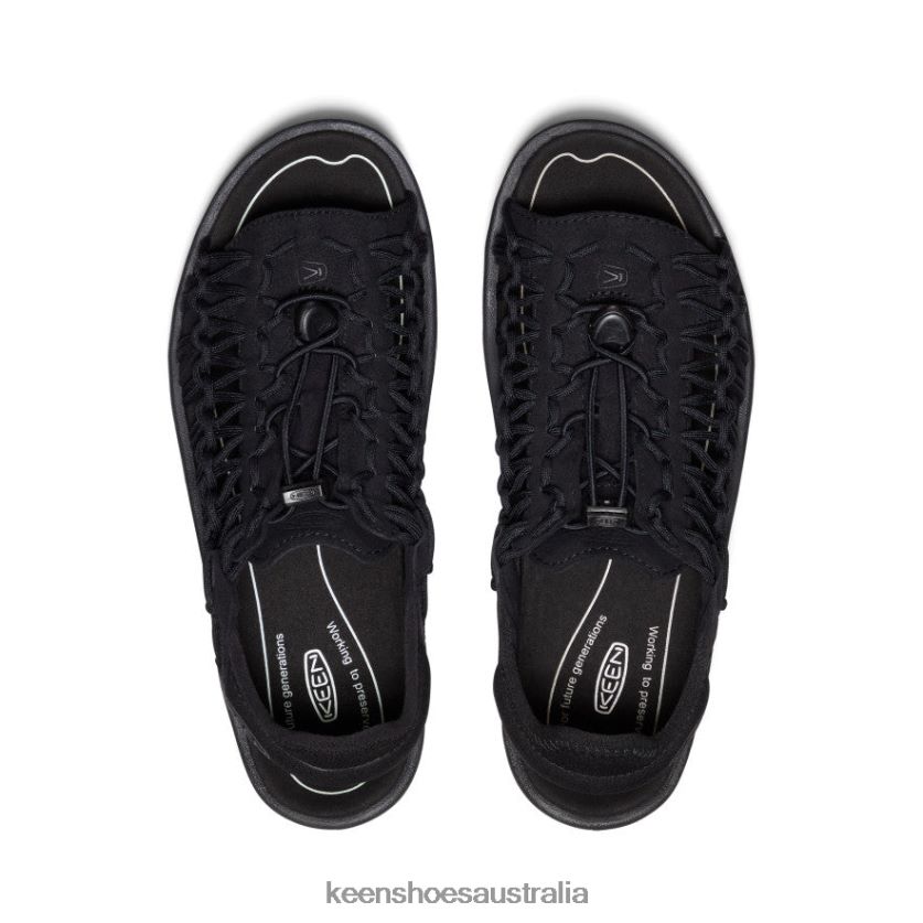 KEEN Footwear TLDLTR18 Black UNEEK II Open Toe Men