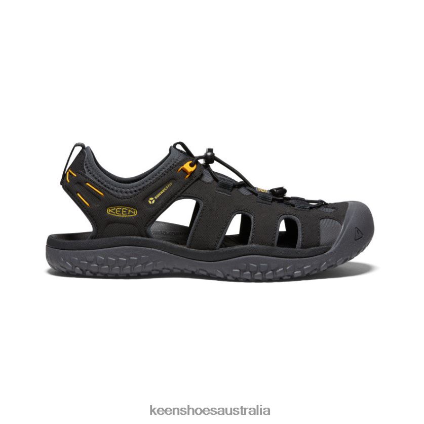 KEEN Footwear TLDLTR342 Black/Gold SOLR Sandal Men