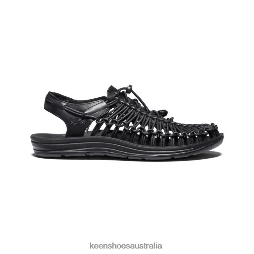 KEEN Footwear TLDLTR384 Black UNEEK Premium Leather Men