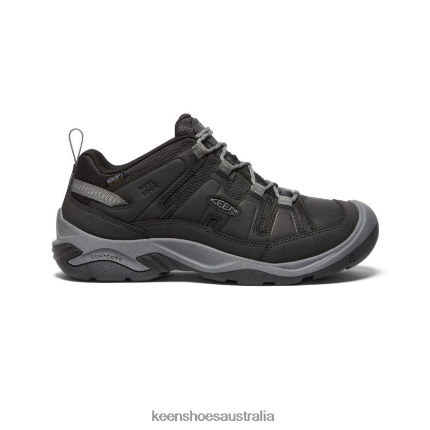 KEEN Footwear TLDLTR103 Black/Steel Grey Circadia Waterproof Shoe Men