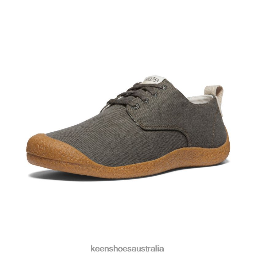 KEEN Footwear TLDLTR28 Black Olive Mosey Canvas Derby Men