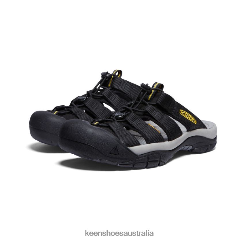 KEEN Footwear TLDLTR31 Black/Yellow Newport Slide Men