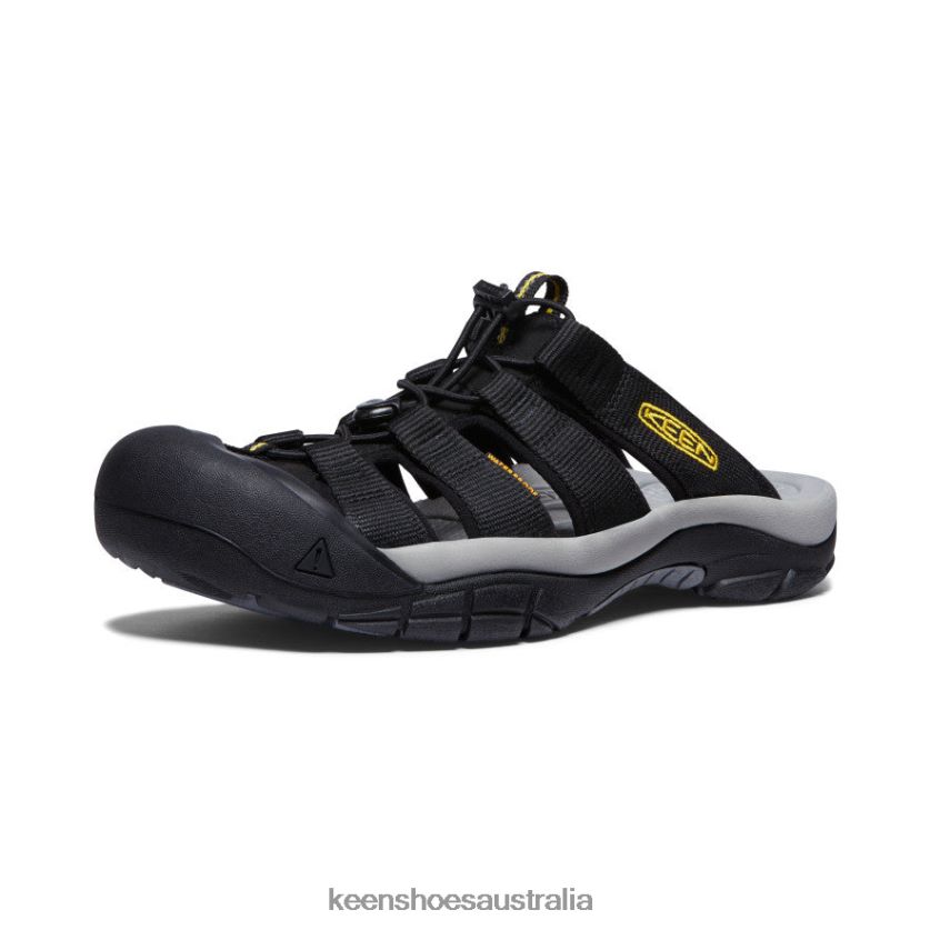 KEEN Footwear TLDLTR31 Black/Yellow Newport Slide Men