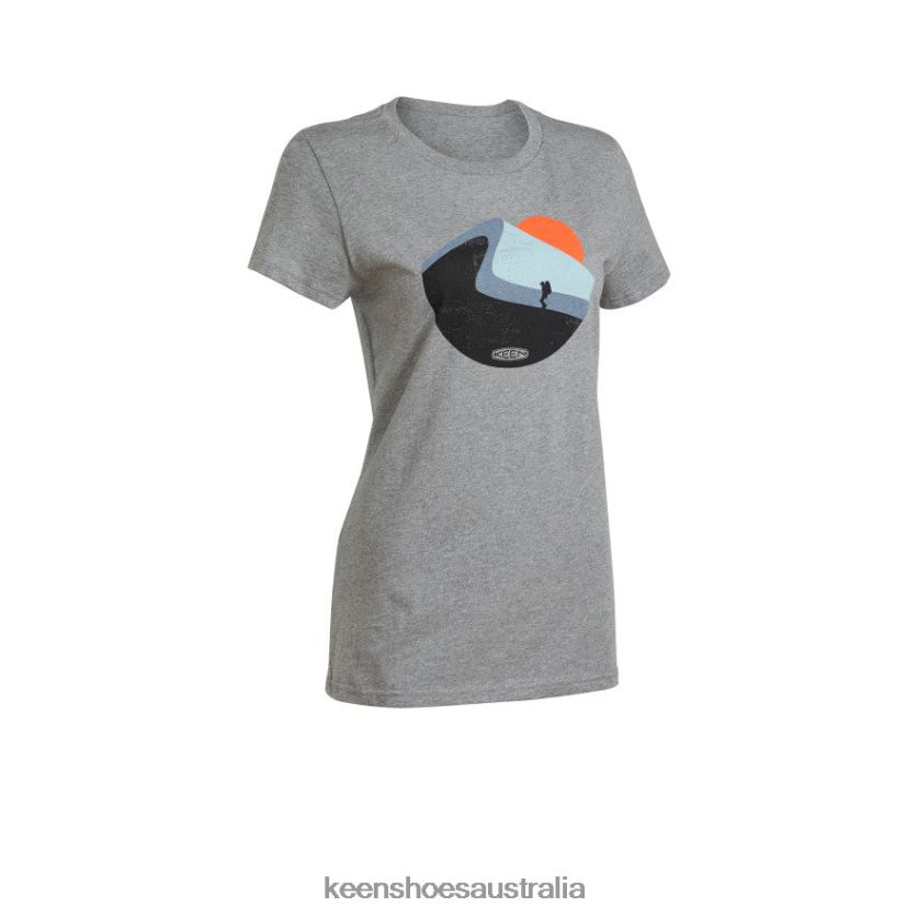 KEEN Clothing TLDLTR632 Medium Gray Heather Hike More Tee Women