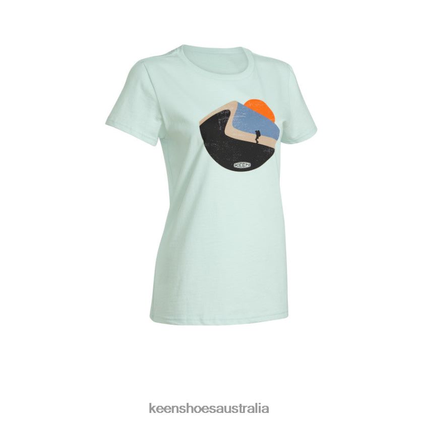 KEEN Clothing TLDLTR633 Whispering Blue Hike More Tee Women