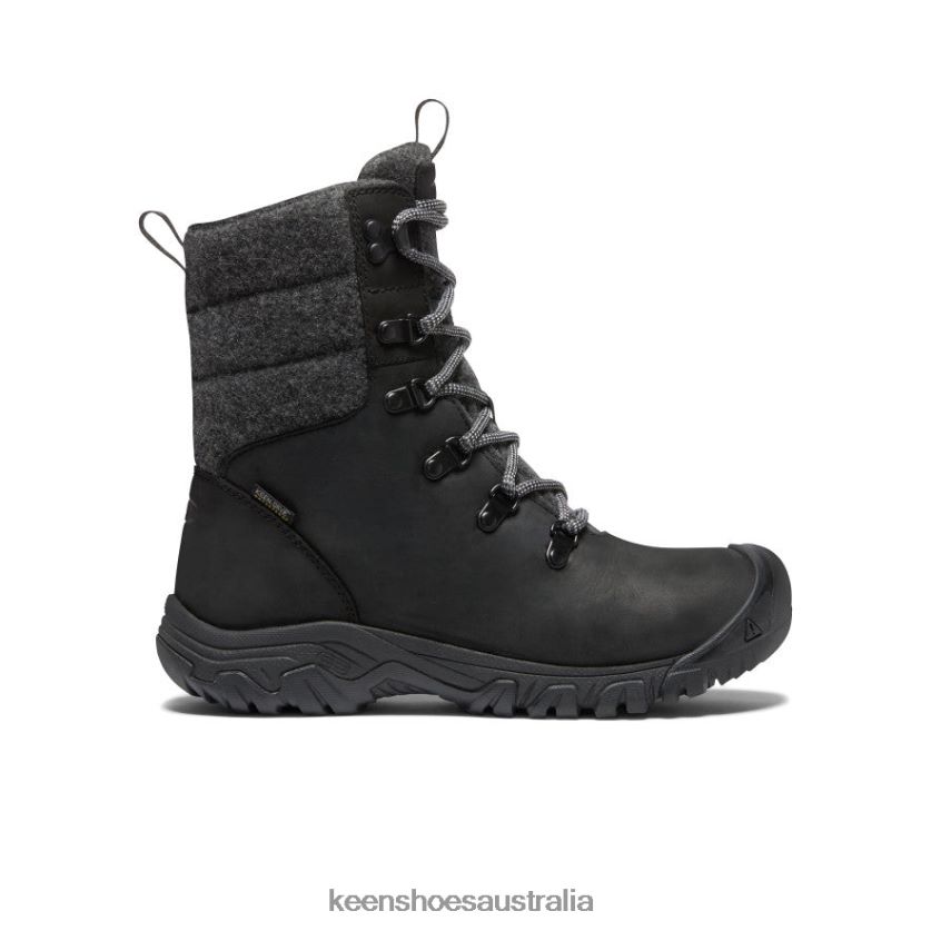 KEEN Footwear TLDLTR691 Black/Black Wool Greta Waterproof Boot Women