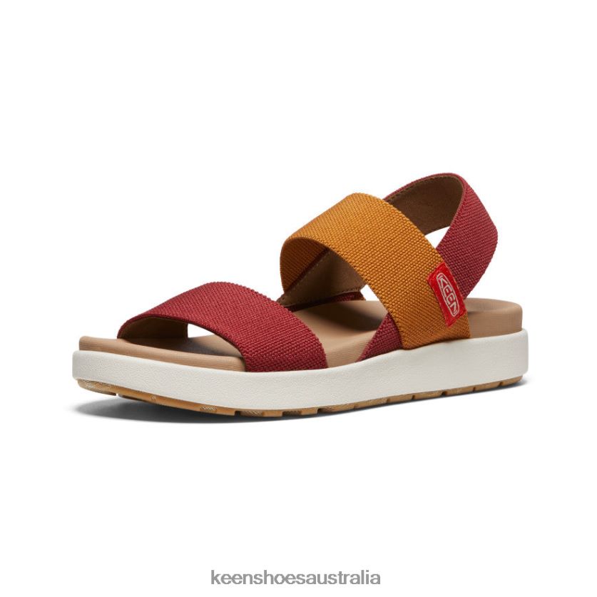 KEEN Footwear TLDLTR416 Merlot/Birch Elle Backstrap Sandal Women