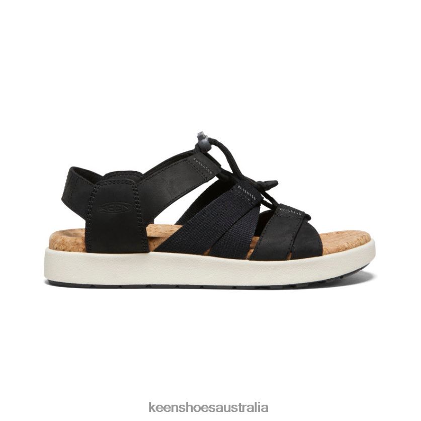 KEEN Footwear TLDLTR426 Black/Birch Elle Mixed Strap Sandal Women