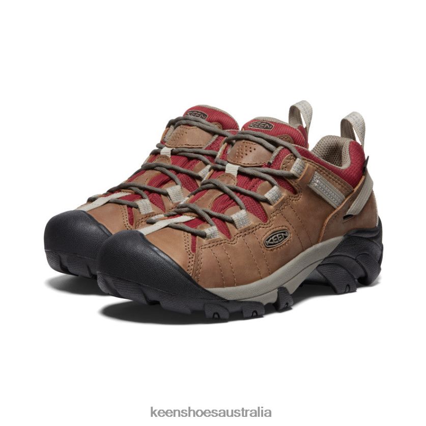 KEEN Footwear TLDLTR543 Safari/Merlot Targhee II Waterproof Women