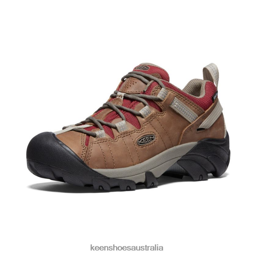 KEEN Footwear TLDLTR543 Safari/Merlot Targhee II Waterproof Women