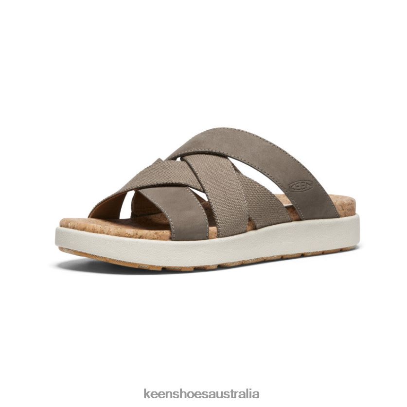 KEEN Footwear TLDLTR428 Brindle/Birch Elle Mixed Slide Women