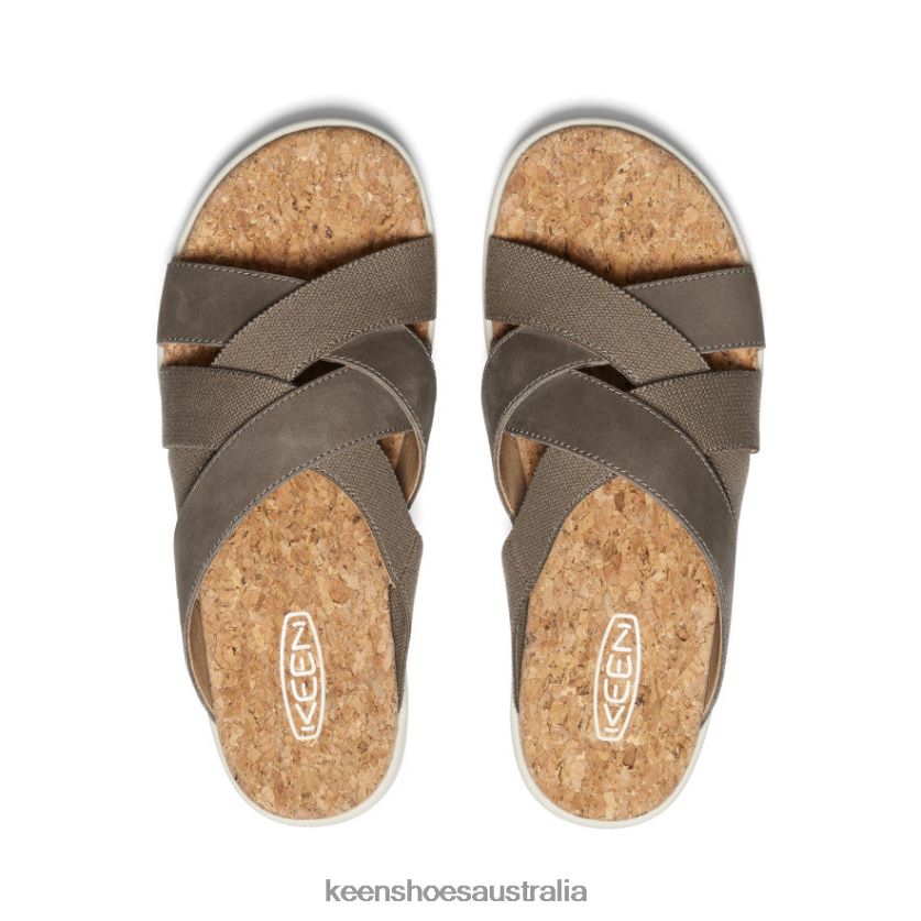 KEEN Footwear TLDLTR428 Brindle/Birch Elle Mixed Slide Women