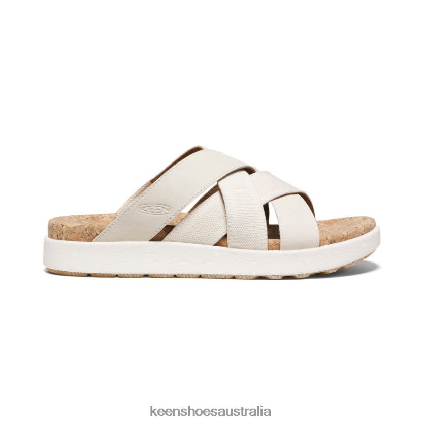 KEEN Footwear TLDLTR429 Birch/Star White Elle Mixed Slide Women