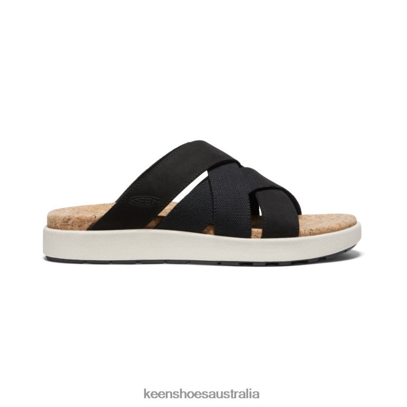 KEEN Footwear TLDLTR430 Black/Birch Elle Mixed Slide Women