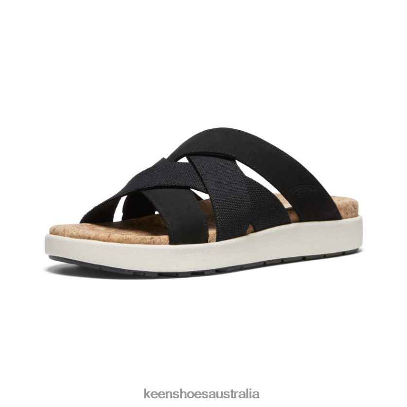 KEEN Footwear TLDLTR430 Black/Birch Elle Mixed Slide Women